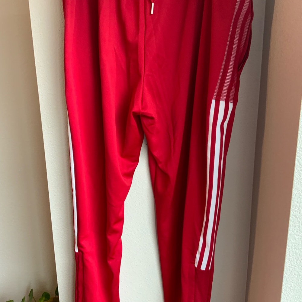 Adidas Men's Tiro Track Team Power Red Joggers - Picture 4 of 10
